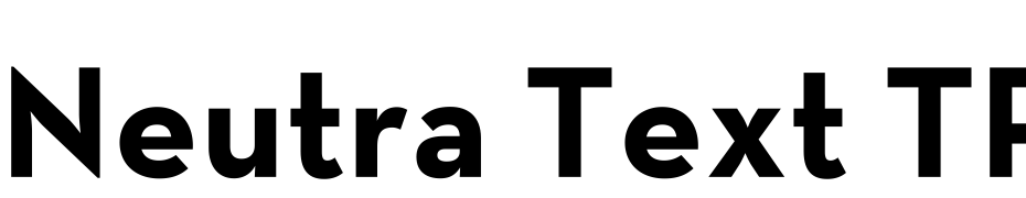Neutra Text TF Bold Scarica Caratteri Gratis